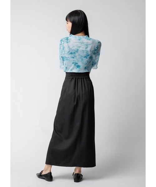 Adoon plain(アドーンプレーン)の「【美シルエット】スリットナロータイトスカート(スカート・レディース・ブラック/スモークピンク・MEDIUM/LARGE)」の4枚目の写真