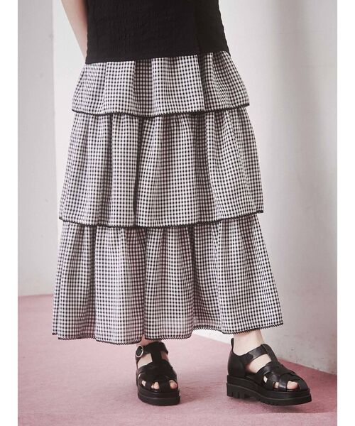 merry jenny（メリージェニー）の「heartグルカラバーshoes（サンダル・レディース・アイボリー/ブラック・MEDIUM/LARGE）」の4枚目の写真