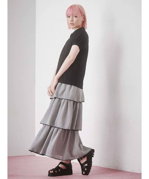 merry jenny（メリージェニー）の「heartグルカラバーshoes（サンダル・レディース・アイボリー/ブラック・MEDIUM/LARGE）」の17枚目の写真