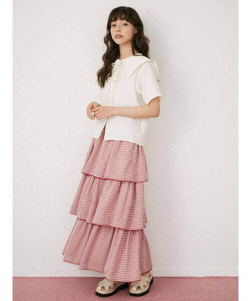 merry jenny（メリージェニー）の「heartグルカラバーshoes（サンダル・レディース・アイボリー/ブラック・MEDIUM/LARGE）」の18枚目の写真