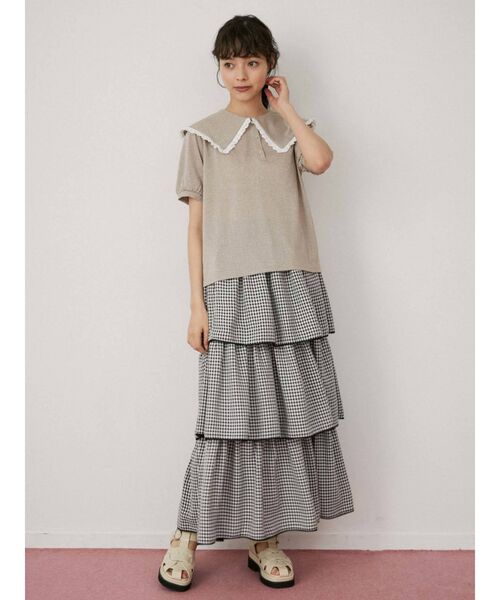 merry jenny（メリージェニー）の「heartグルカラバーshoes（サンダル・レディース・アイボリー/ブラック・MEDIUM/LARGE）」の20枚目の写真