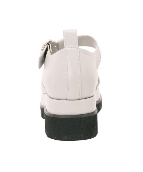 merry jenny（メリージェニー）の「heartグルカラバーshoes（サンダル・レディース・アイボリー/ブラック・MEDIUM/LARGE）」の9枚目の写真