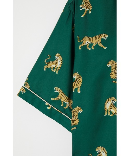 【LEO〜様】mise all green ミスオールグリーン パジャマ MOUSSY LOUNGEWEAR（マウジーラウンジウェア）の「LW TIGER