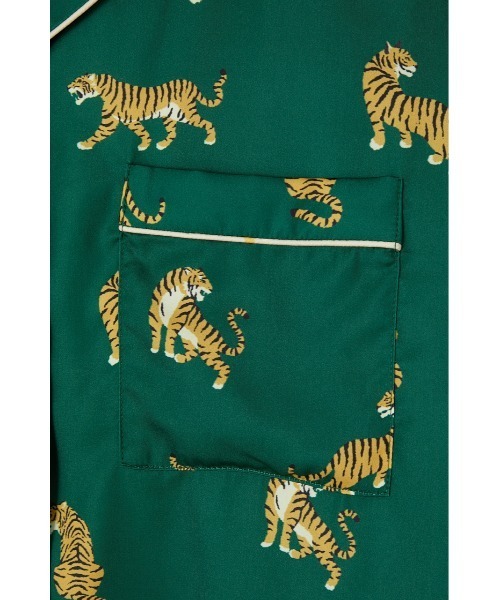 【LEO〜様】mise all green ミスオールグリーン パジャマ MOUSSY LOUNGEWEAR（マウジーラウンジウェア）の「LW TIGER