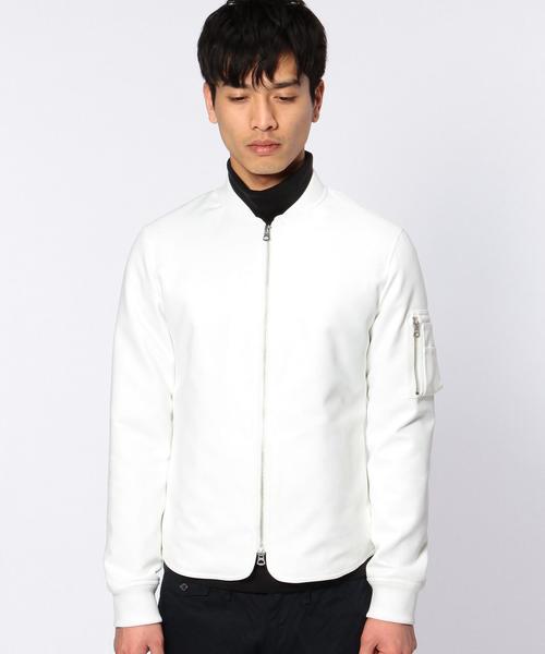 UNITED ARROWS（ユナイテッドアローズ）の「WL ポリエステル ホワイト リブ ブルゾン◆（ブルゾン・メンズ・ホワイト・SMALL/X-SMALL/MEDIUM/LARGE）」の12枚目の写真