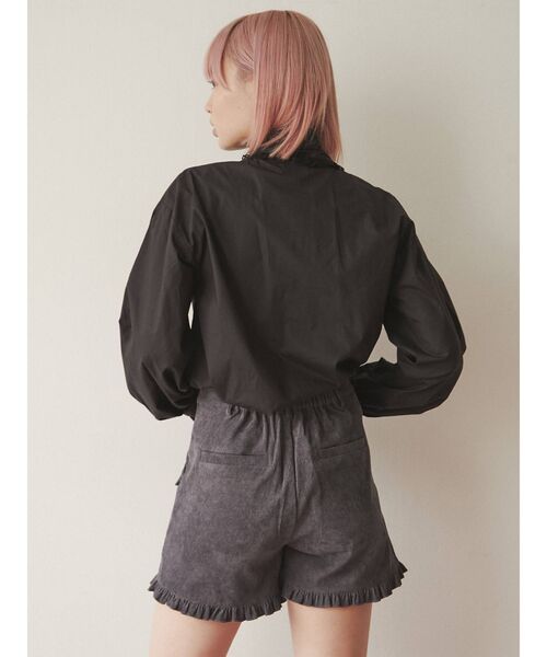 merry jenny（メリージェニー）の「フリルコールショートパンツ（その他パンツ・レディース・ブラック/ブルー/アイボリー・FREE）」の9枚目の写真