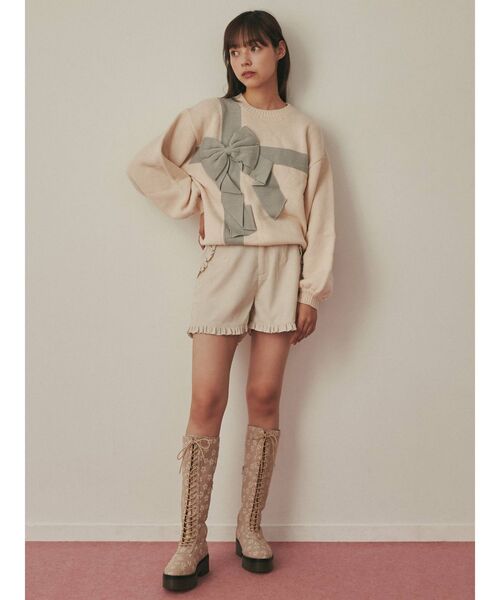 merry jenny（メリージェニー）の「フリルコールショートパンツ（その他パンツ・レディース・ブラック/ブルー/アイボリー・FREE）」の20枚目の写真