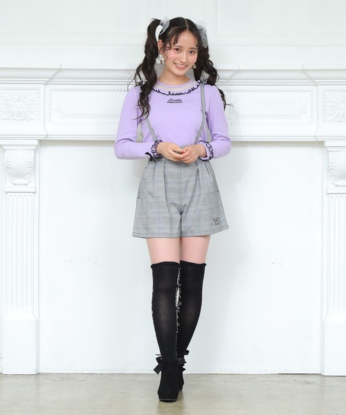 PINKHUNT（ピンクハント）の「PINKHUNT 首元シースルー切替ロンT