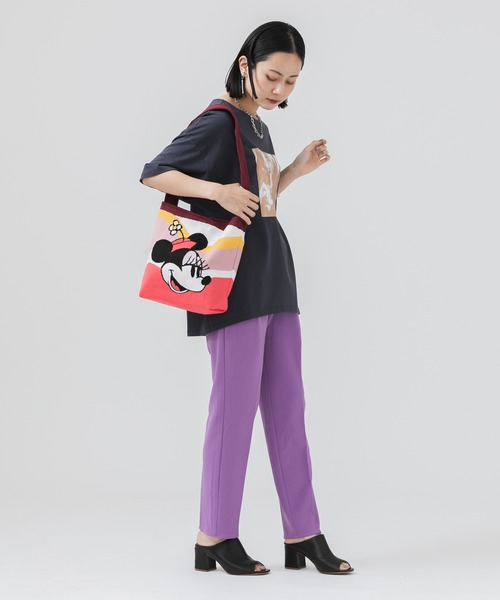 Casselini（キャセリーニ）の「Casselini ディズニーニットトート（ショルダーバッグ・レディース・バーガンディー/ピンク/ブラック/ベージュ・FREE）」の10枚目の写真