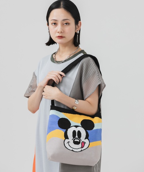 Casselini（キャセリーニ）の「Casselini ディズニーニットトート（ショルダーバッグ・レディース・バーガンディー/ピンク/ブラック/ベージュ・FREE）」の19枚目の写真