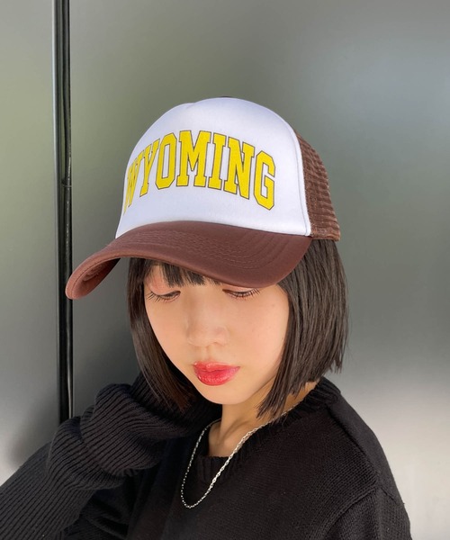 WEGO（ウィゴー）の「WEGO/ロゴメッシュキャップ（キャップ・メンズ・ブルー/ブラウン/ブラック・FREE）」の19枚目の写真