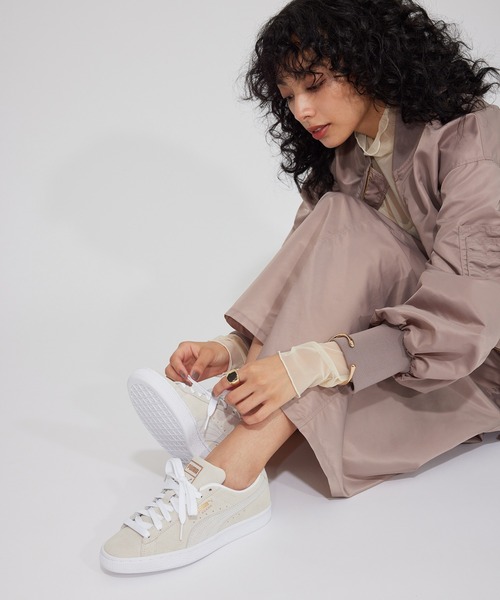 Juze（ジュゼ）の「【PUMAコラボ】SUEDE CLASSICS XXI VIS JUNRed（スニーカー・レディース・グレー系その他・23.5cm/24.5cm/24.0cm）」の3枚目の写真