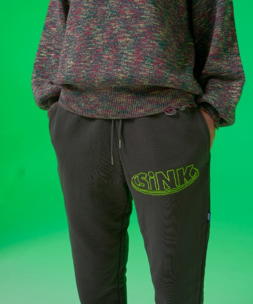 SINK kotohayokozawa(シンク コトハヨコザワ)の「WATER WAVE LOGO PANTS(その他パンツ・レディース・ダークグレー/エンジ/アイボリー・M/L)」の19枚目の写真