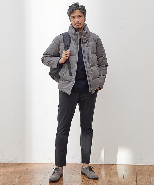 UNION STATION(ユニオンステーション)の「Begin1月号掲載【EFFORTLESS】【Thinsulate/シンサレート】ボリュームネックバーズアイ機能中綿ブルゾン(ダウンジャケット/コート・メンズ・ネイビー/グレー/ブラック・LL/L/M)」の20枚目の写真