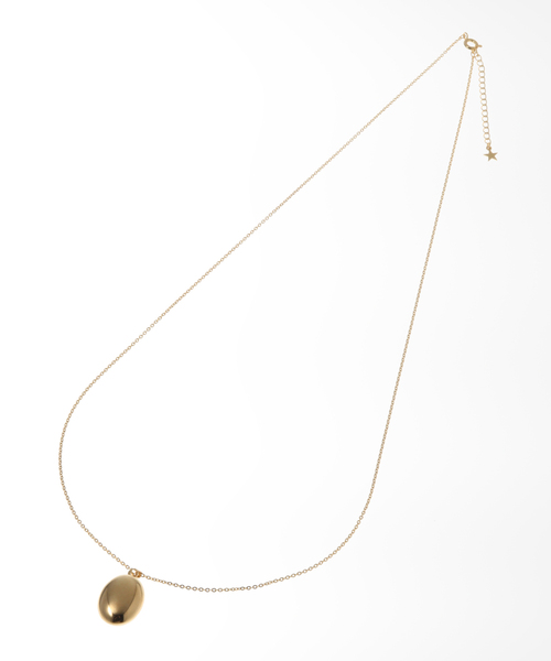 SLOBE IENA（スローブイエナ）の「SLOBE IENA オーバルロングネックレス（ネックレス・レディース・ゴールド・FREE）」の2枚目の写真