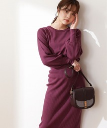 PROPORTION BODY DRESSING | ランダムリブニットセットアップ / 1212240005(ワンピース)