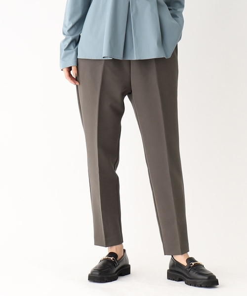 OPAQUE.CLIP（オペークドットクリップ）の「◆【ネオサーモ】ストレッチツイル イージーテーパードパンツ（その他パンツ・レディース・ブラック/グリーン/チャコールグレー/ライトグレー/パープル系/イエロー・36/40/38/42/34）」の20枚目の写真