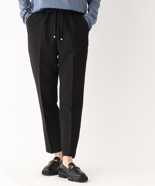 OPAQUE.CLIP（オペークドットクリップ）の「◆【ネオサーモ】ストレッチツイル イージーテーパードパンツ（その他パンツ・レディース・ブラック/グリーン/チャコールグレー/ライトグレー/パープル系/イエロー・36/40/38/42/34）」の10枚目の写真