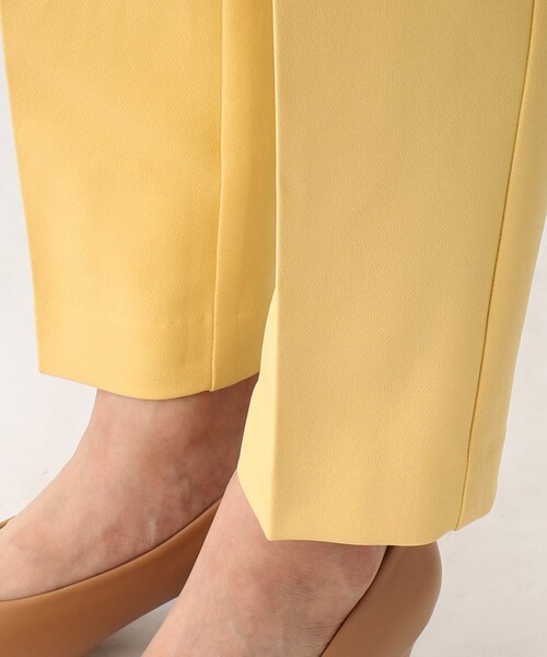 OPAQUE.CLIP（オペークドットクリップ）の「◆【ネオサーモ】ストレッチツイル イージーテーパードパンツ（その他パンツ・レディース・ブラック/グリーン/チャコールグレー/ライトグレー/パープル系/イエロー・36/40/38/42/34）」の21枚目の写真