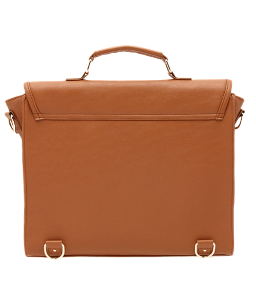 one after another NICE CLAUP（ワンアフターアナザーナイスクラップ）の「【non-no5月号掲載 ナイスクラップ】サッチェルバック（ショルダーバッグ・レディース・アイボリー/キャメル/ブラック・FREE）」の7枚目の写真