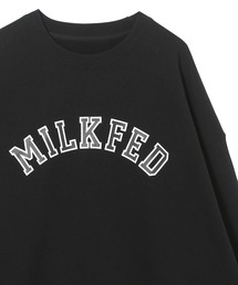 MILKFED. | VARSITY LOGO BIG SWEAT TOP(スウェット)