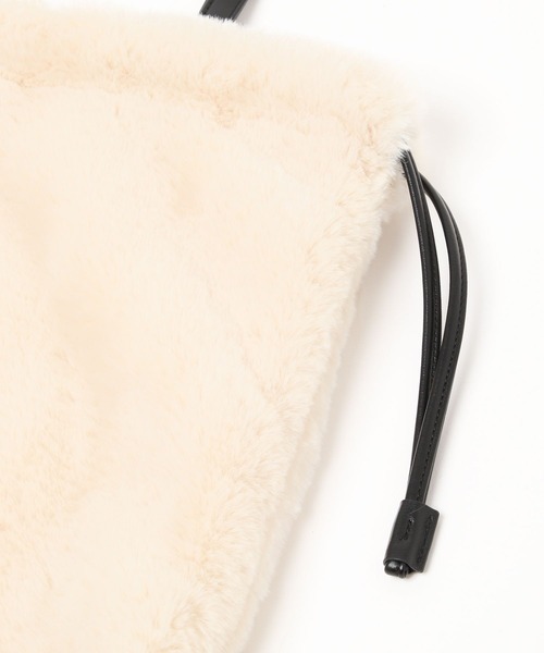 GLOBAL WORK（グローバルワーク）の「2WAYファー巾着バッグ/157513