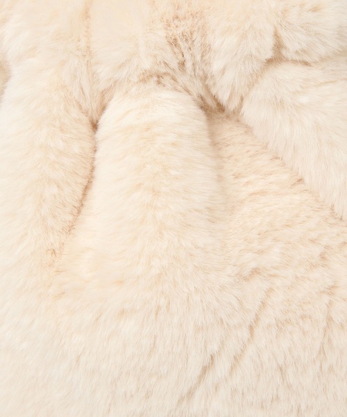 GLOBAL WORK（グローバルワーク）の「2WAYファー巾着バッグ/157513