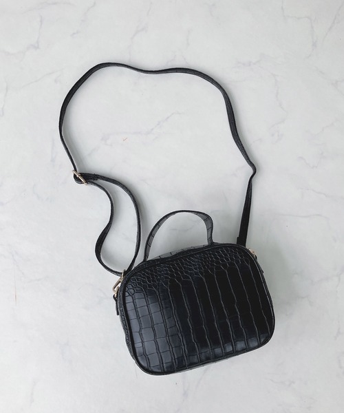 AS KNOW AS plus(アズノゥアズプラス)の「♪アレグロ ワンハンドル スクエアバッグ(ハンドバッグ・レディース・ブラック/ブラウン/グリーン/パープル/ピンク・FREE)」の7枚目の写真