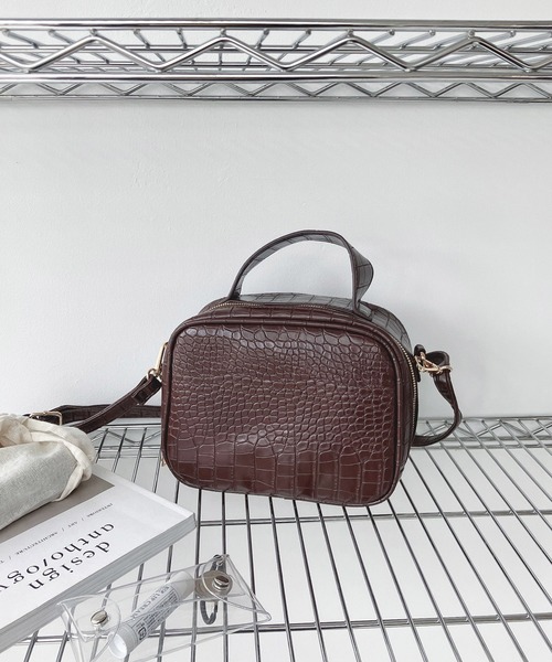 AS KNOW AS plus(アズノゥアズプラス)の「♪アレグロ ワンハンドル スクエアバッグ(ハンドバッグ・レディース・ブラック/ブラウン/グリーン/パープル/ピンク・FREE)」の10枚目の写真