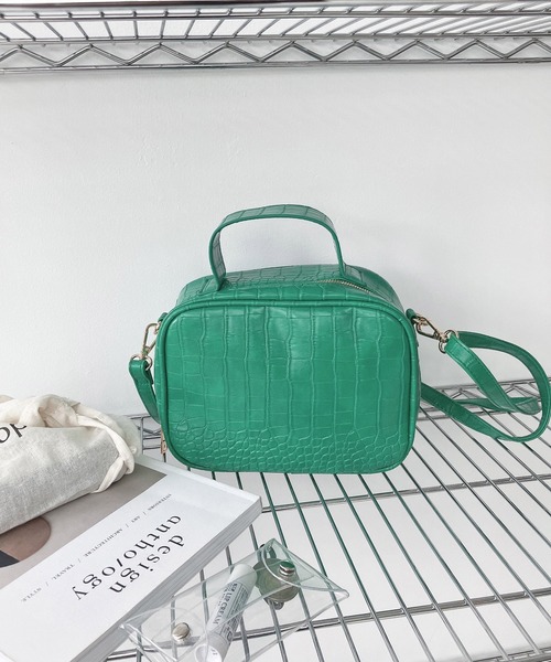 AS KNOW AS plus(アズノゥアズプラス)の「♪アレグロ ワンハンドル スクエアバッグ(ハンドバッグ・レディース・ブラック/ブラウン/グリーン/パープル/ピンク・FREE)」の9枚目の写真