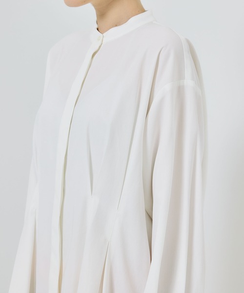 city（シティ）の「【CITY】ウエストタックオーバーシャツ（シャツ/ブラウス・レディース・ホワイト/ネイビー/カーキ・FREE）」の18枚目の写真