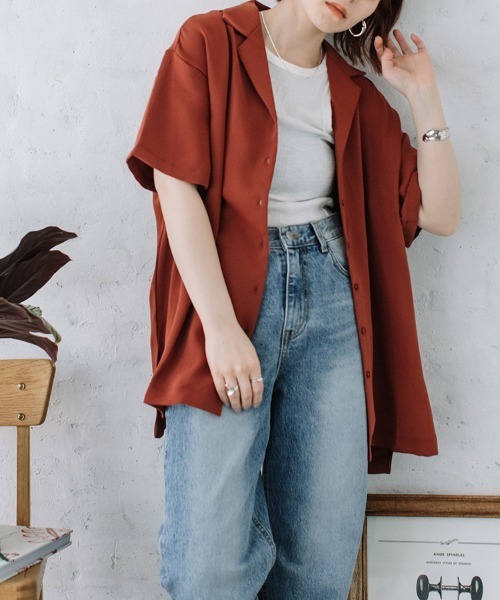 【Aelfric Eden】モンキー ウォッシュ シャツ 半袖 Aelfric Eden Monkey Washed Short Sleeve Shirt – Aelfric eden