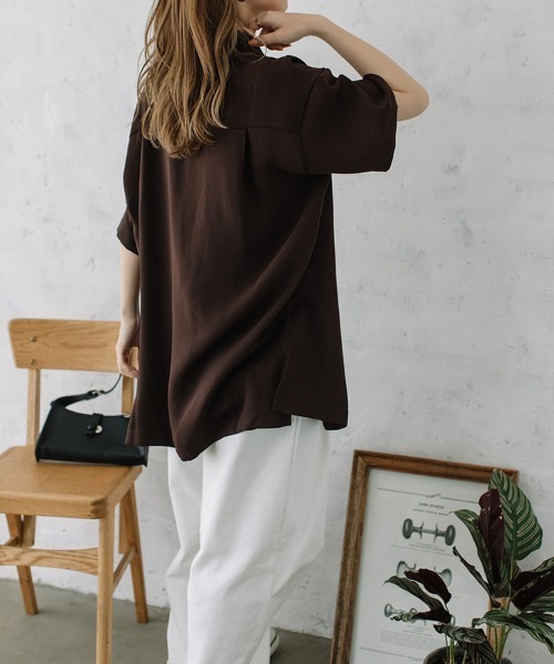 Flugge（フラッジー）の「kaikin S/S SH/開襟半袖シャツ（シャツ/ブラウス・レディース・ブラウン/レッド/イエロー系・FREE）」の22枚目の写真