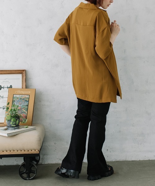 Flugge（フラッジー）の「kaikin S/S SH/開襟半袖シャツ（シャツ/ブラウス・レディース・ブラウン/レッド/イエロー系・FREE）」の11枚目の写真