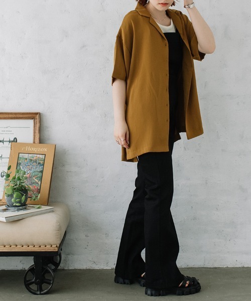 Flugge（フラッジー）の「kaikin S/S SH/開襟半袖シャツ（シャツ/ブラウス・レディース・ブラウン/レッド/イエロー系・FREE）」の12枚目の写真