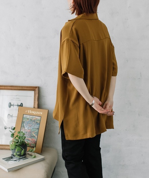 Flugge（フラッジー）の「kaikin S/S SH/開襟半袖シャツ（シャツ/ブラウス・レディース・ブラウン/レッド/イエロー系・FREE）」の18枚目の写真