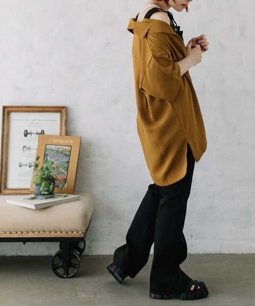 Flugge（フラッジー）の「kaikin S/S SH/開襟半袖シャツ（シャツ/ブラウス・レディース・ブラウン/レッド/イエロー系・FREE）」の15枚目の写真