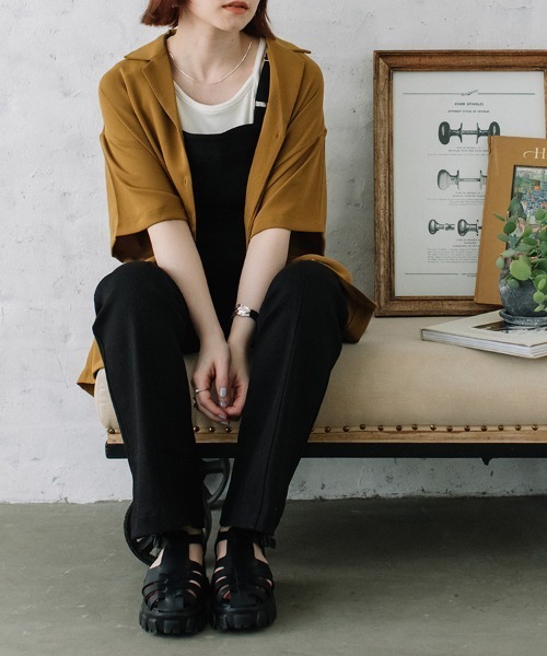Flugge（フラッジー）の「kaikin S/S SH/開襟半袖シャツ（シャツ/ブラウス・レディース・ブラウン/レッド/イエロー系・FREE）」の16枚目の写真
