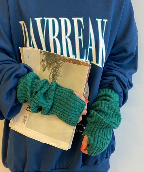 WEGO(ウィゴー)の「WEGO/モチモチ2WAYカバー(アームカバー・レディース・イエロー/アイボリー/ピンク/グリーン/ブルー/ブラック/オレンジ/その他1/グリーン系その他/ブルー系その他・FREE)」の12枚目の写真