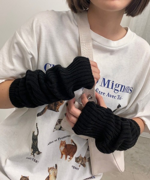 WEGO(ウィゴー)の「WEGO/モチモチ2WAYカバー(アームカバー・レディース・イエロー/アイボリー/ピンク/グリーン/ブルー/ブラック/オレンジ/その他1/グリーン系その他/ブルー系その他・FREE)」の18枚目の写真