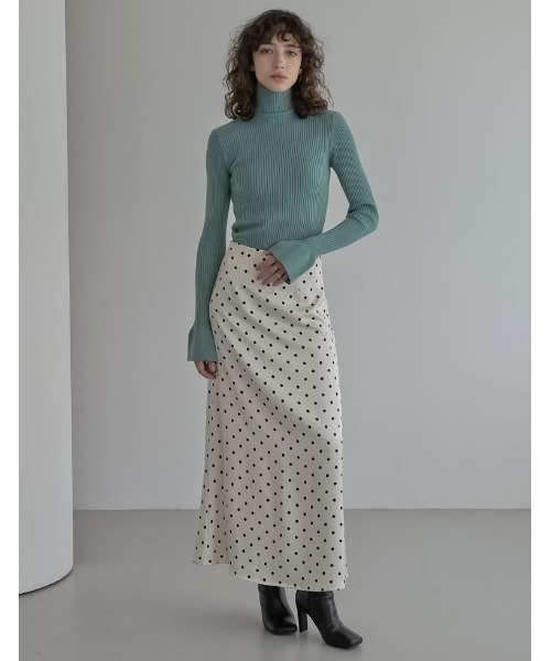 Resurrection WOMEN フレアスリーブレスハイネックシャツ Resurrection