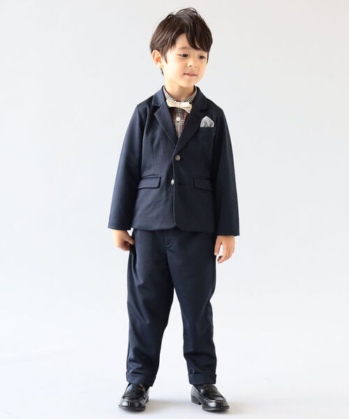 B:MING by BEAMS(ビーミングバイビームス)の「B:MING by BEAMS / CEREMONY ポンチ ロングパンツ(100~130cm)セレモニー フォーマル オケージョン(スラックス・キッズ・ブラック系その他/グレー系その他/ネイビー・100/110/120/130)」の11枚目の写真