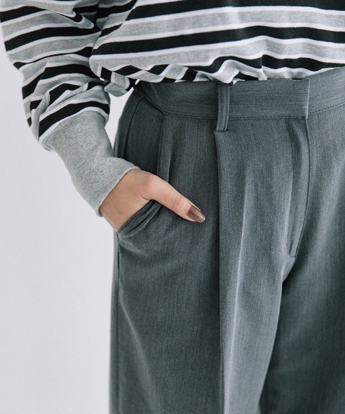 Flugge(フラッジー)の「gray slacks PT/グレースラックスパンツ(スラックス・レディース・グレー・SMALL/MEDIUM)」の4枚目の写真