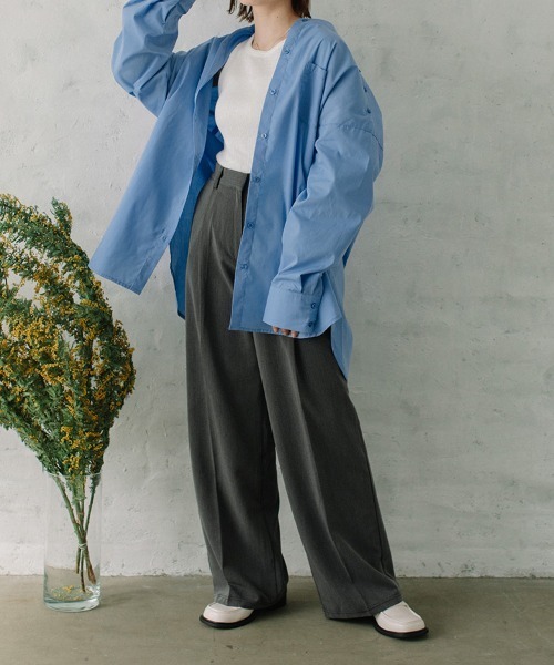 Flugge(フラッジー)の「gray slacks PT/グレースラックスパンツ(スラックス・レディース・グレー・SMALL/MEDIUM)」の16枚目の写真