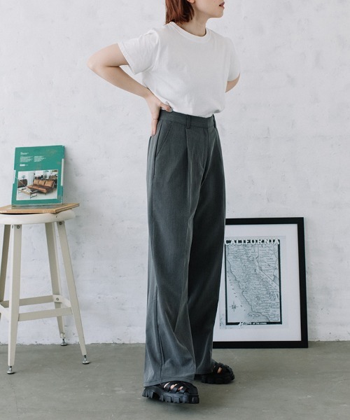 Flugge(フラッジー)の「gray slacks PT/グレースラックスパンツ(スラックス・レディース・グレー・SMALL/MEDIUM)」の21枚目の写真