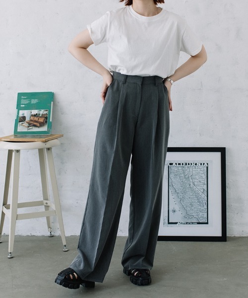 Flugge(フラッジー)の「gray slacks PT/グレースラックスパンツ(スラックス・レディース・グレー・SMALL/MEDIUM)」の22枚目の写真
