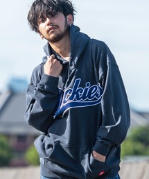 『Dickies/ディッキーズ』カレッジロゴ裏毛プルオーバーパーカー