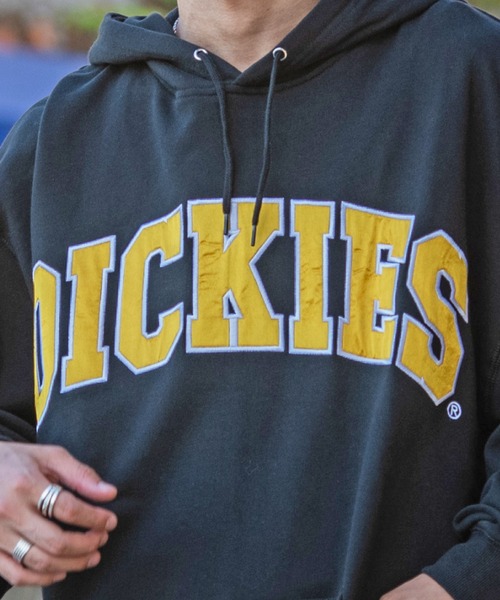 Dickies(ディッキーズ)の「『Dickies/ディッキーズ』カレッジロゴ裏毛プルオーバーパーカー(パーカー・メンズ・グリーン/ブラック/ライトグレー/ネイビー/スミクロ/ブルー/イエロー/グレイッシュベージュ・M/L)」の15枚目の写真