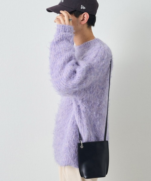 WEB限定】畦シャギービッグニット《ユニセックス》（ニット