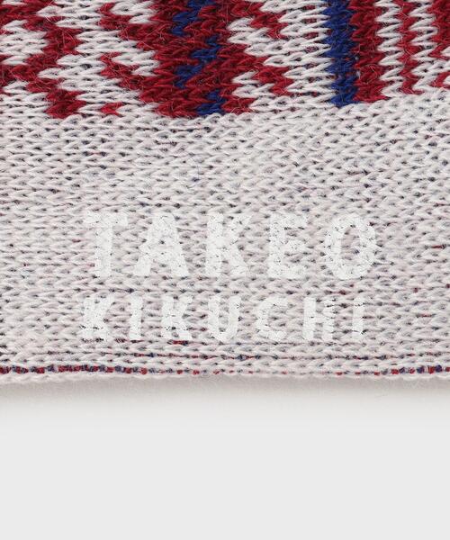 TAKEO KIKUCHI(タケオキクチ)の「◆フェアアイルソックス(ソックス/靴下・メンズ・ネイビー/オフホワイト/チャコールグレー・00)」の7枚目の写真